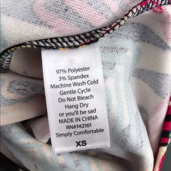 LuLaRoe Cassie Textured Print Stretch Skirt - Picture 6 of 7